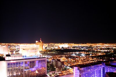 View from atop the Paris Hotel