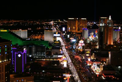 View from atop the Paris Hotel