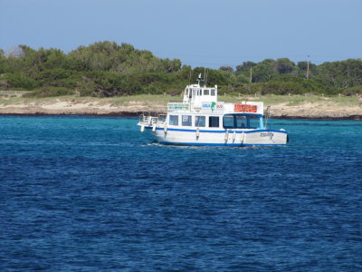 Aqua Bus Ferry Coqueta Outside La Savina