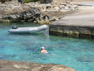 The Swimmer - Es Calo Harbour