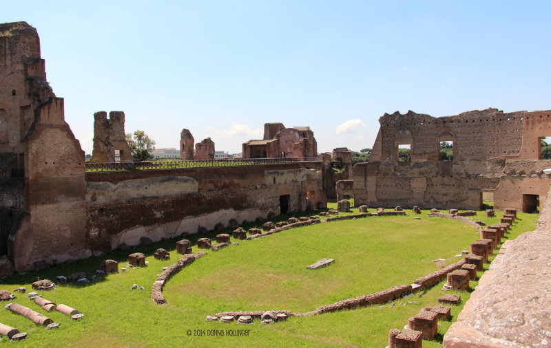 Gargantuan Palazzi on the Palatine Hill
