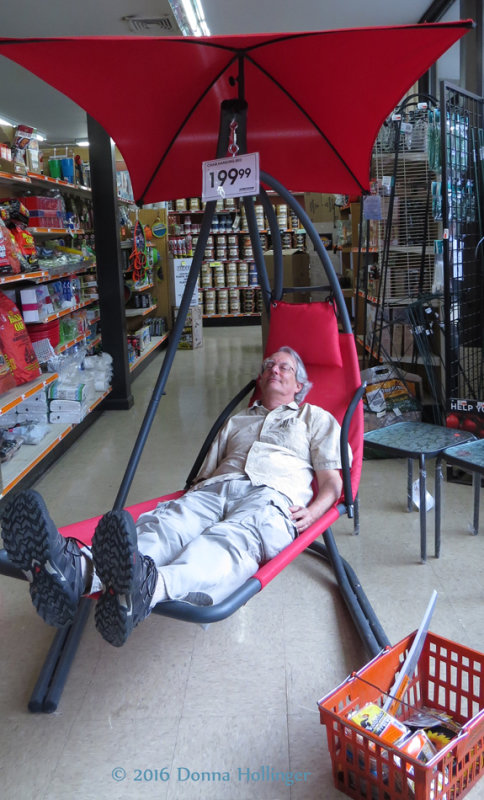 Peter at Aubuchons Hardware in Bradford