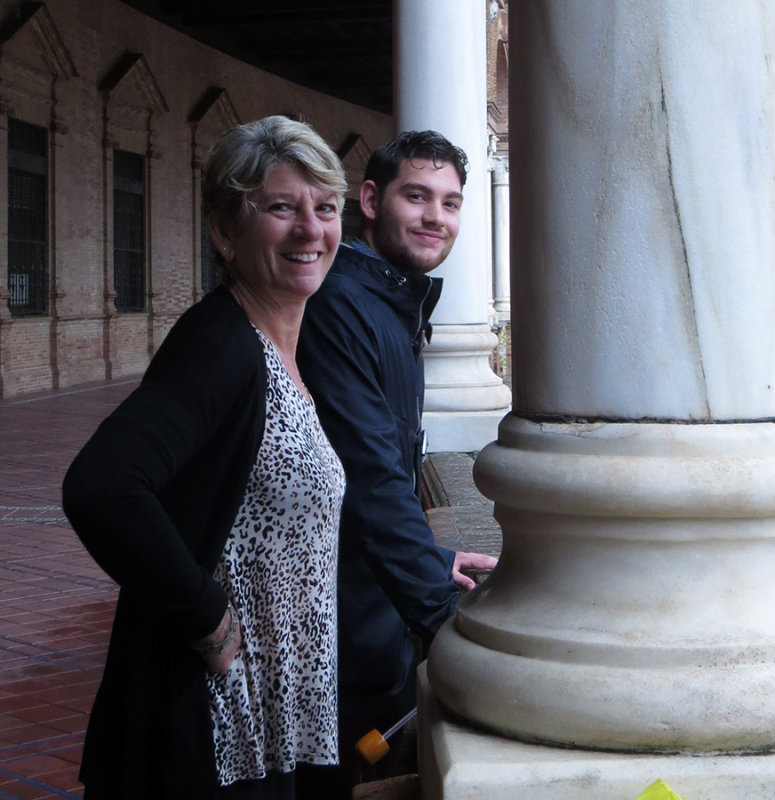 Nancy and JonCarlo in Seville