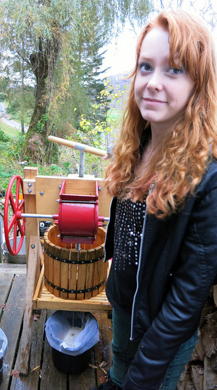 Charlotte Making Cider