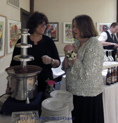 Paula and the Chocolate Fountain