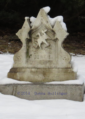 Child's Grave Marker:  Darling Bertie