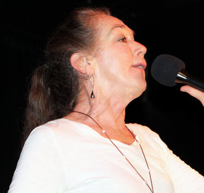 Linda Singing New Year's Eve, 2014