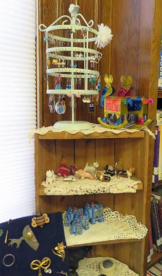 Library Sale, Jewelry Display