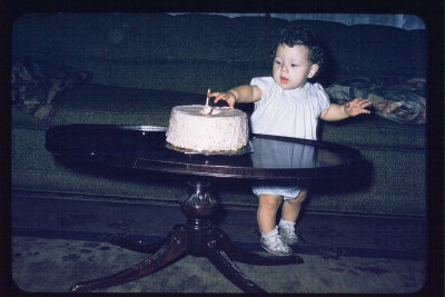 8-16-Baby 1st B-Day cake_the girls.jpg