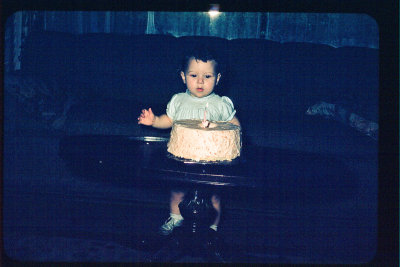 9-15-Baby 1st B-Day Cake_the girls.jpg