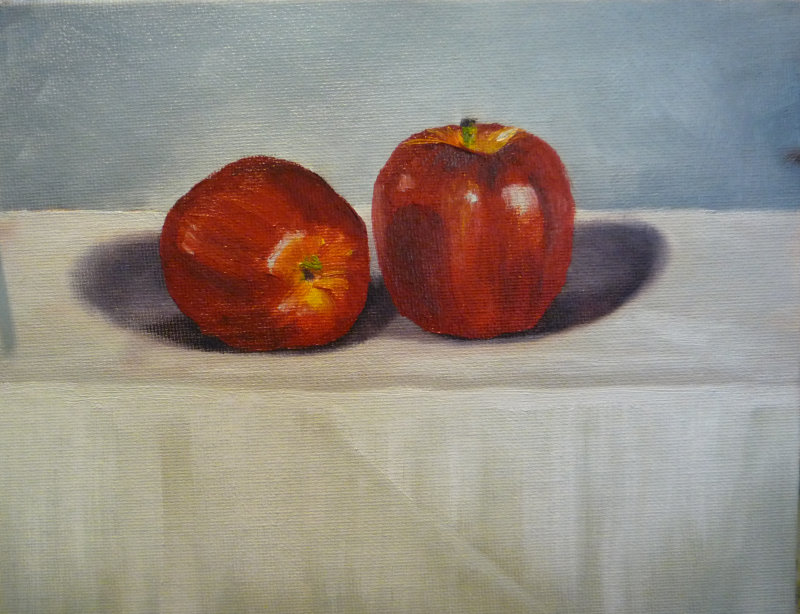 Gala Apples - oil painting
