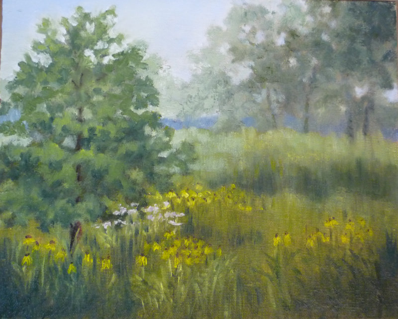 Forest Park in July en plein air 