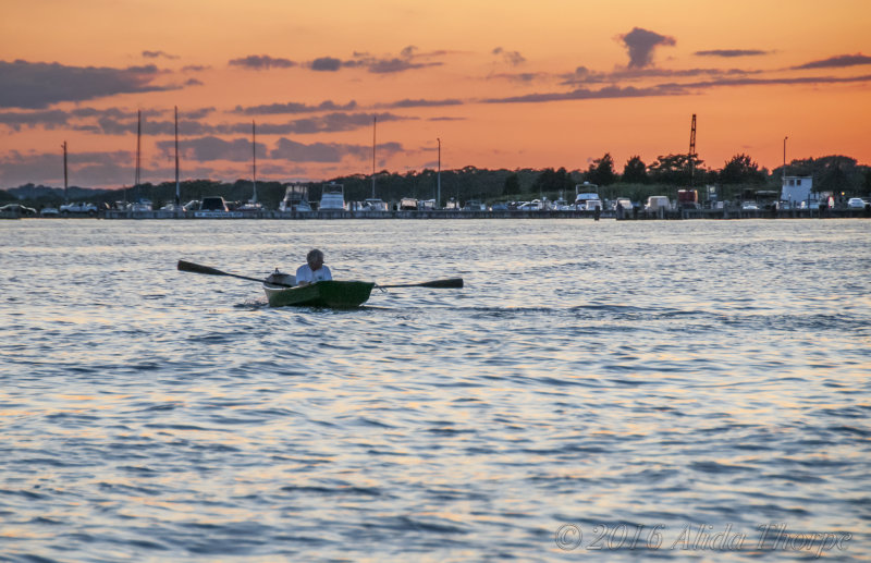 Rowboat at Twilight