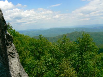 View from first belay, looking northeast