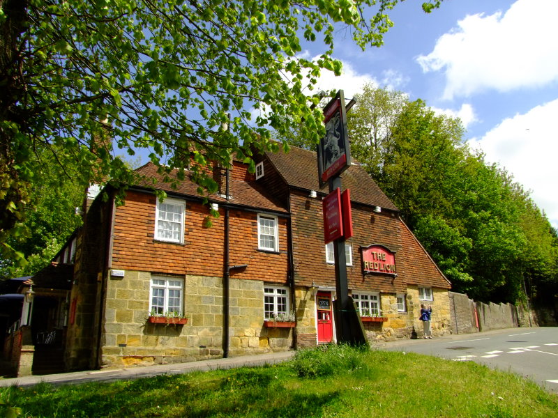 The  Red  Lion pub.