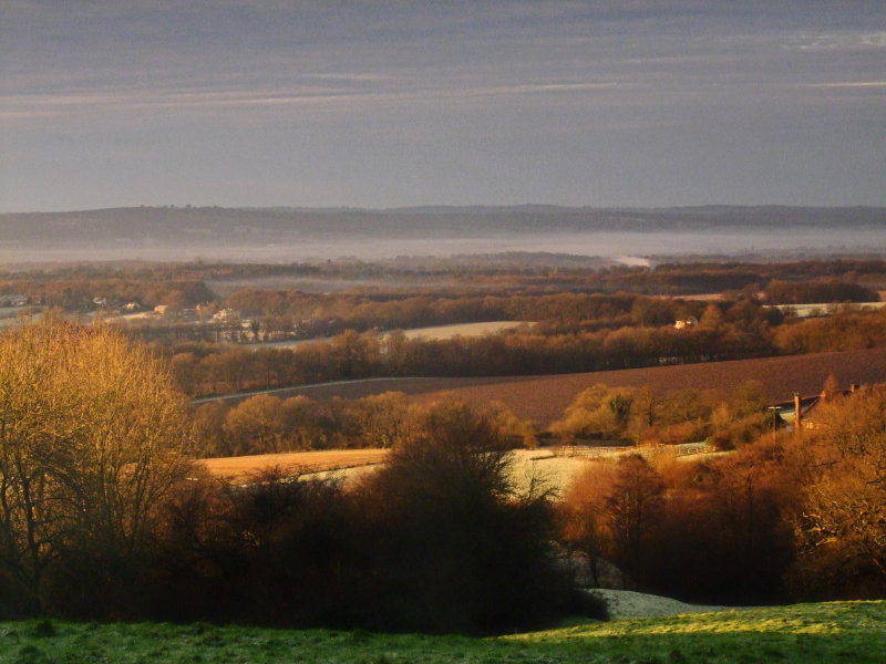 Looking  southwest  across  the  Medway  Valley