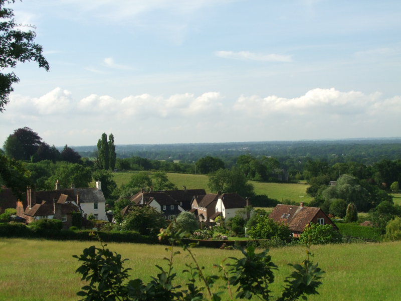 Cottages  in  Egertons  southwest  corner.