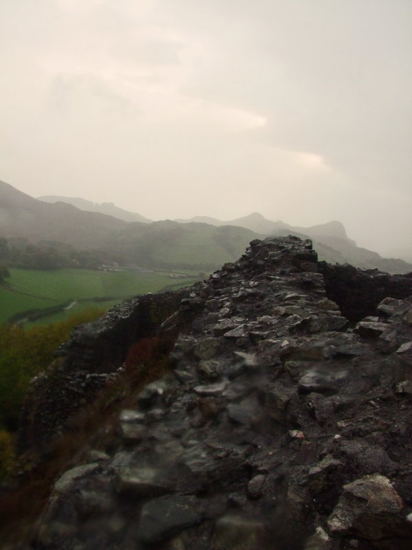 Looking  west  from  the  highest  point  in  the  ruins.