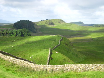 Hadrian's  Wall, looking  west