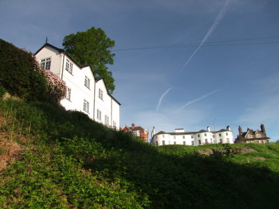 The  house  by  the  rock, with  Mount  Ephraim , behind.