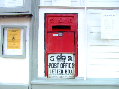 King  George  V  post  box.