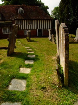 A  path  through  the  gravestones.