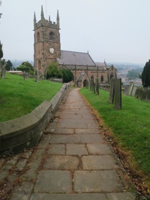 St. Giles  church  path.