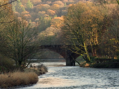 The  River  Annan, at  Hoddom  Bridge.