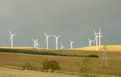 Wind  farm  on  Risp  Hill.