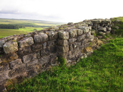 A  very  interesting  stretch  of  Hadrian's  Wall , remains  thereof.