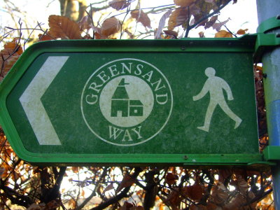 A  Greensand  Way  sign
