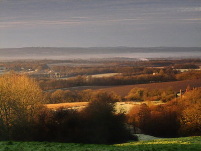 Looking  southwest  across  the  Medway  Valley