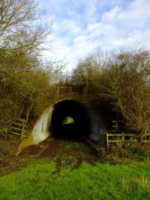 The  Greensand  Way  tunnel  under  the  A21 dual  carriageway