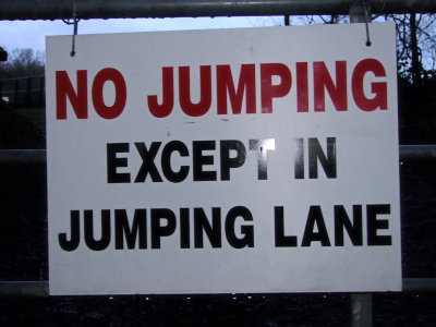No  jumping !