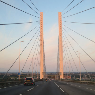 Dartford  Bridge ; the  descent  into  Kent