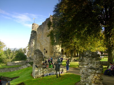 Knaresborough : The  castle  gardens