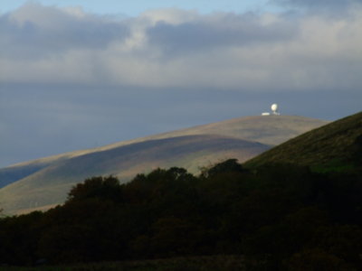 The  Radar  Station  on  Lowther  Hill , 725m.