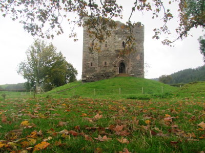 The  much  renovated  Hopton  Castle  keep.