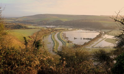 Flooding  in  the  Cuckmere  Valley