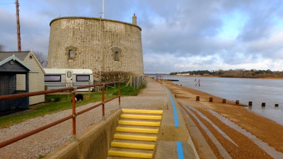 The  Martello  Tower  nearest  to  the  Ferry.