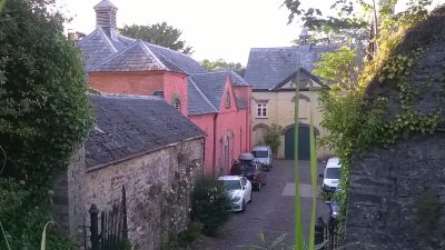 The  courtyard  at  Penpont.