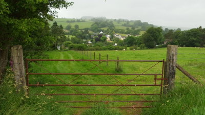 Rain  falling  over  Trecastell.