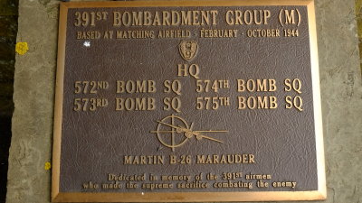 A  Commemmorative  Plaque  at  the  side  of  what  was  RAF  Matching.