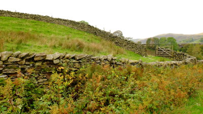 Low Borrowbridge  ROMAN  FORT --northern  ramparts.