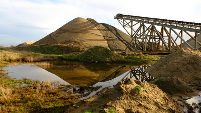 Sand  hills  reflected  in  ponds