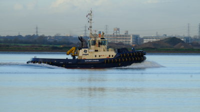 A  modern  Tilbury  Docks  Tugboat