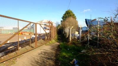 A  section  of  path  through  the  Industrial  Estate