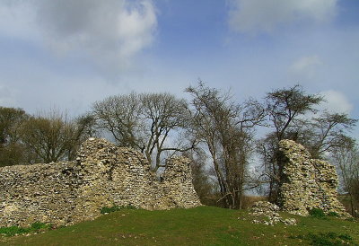 Thurnham  Castle  ruins 