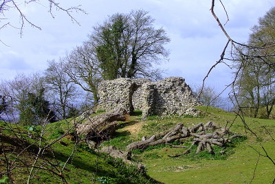 Thurnham  Castle  ruins,