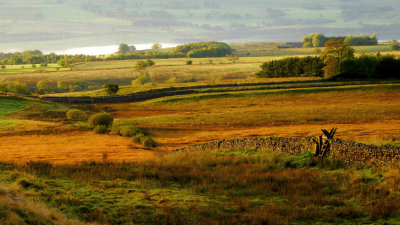 It's difficult to see from here,but a 3rd century Roman Road runs near to the stile,across the image ,L to R.